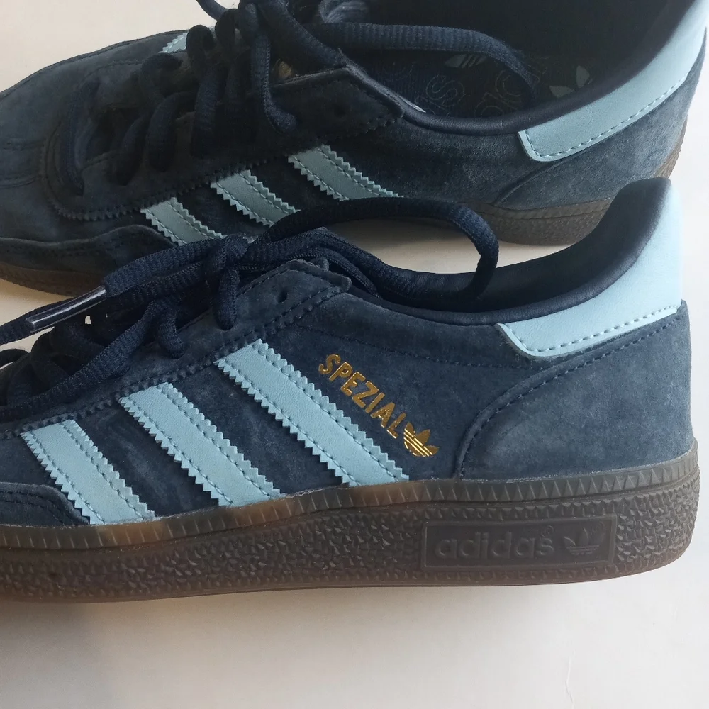 Adidas Handball Spezial Original Retro Suede Blue Nostalgia Sneakers